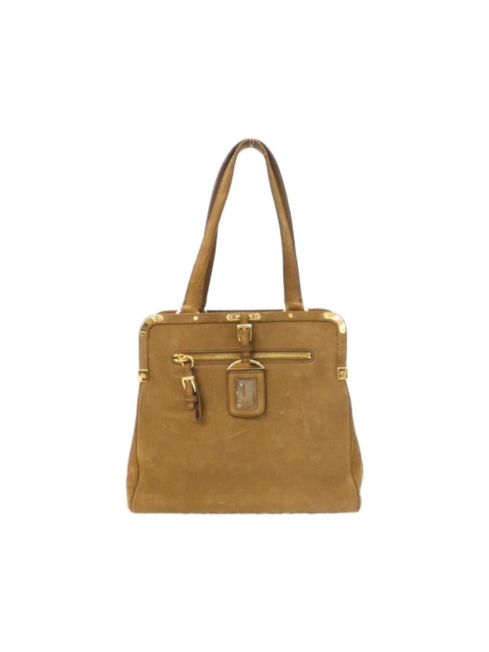 Prada Vintage Bag Handbag Gold